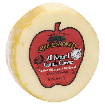 Apple Smoked Cheese, All Natural, Gouda