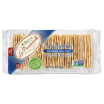 La Panzanella Croccantini Artisan Crackers, Original Sea Salt