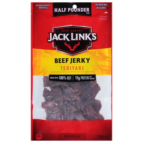 Jack Link's Beef Jerky, Teriyaki, Half Pounder Publix Super Markets