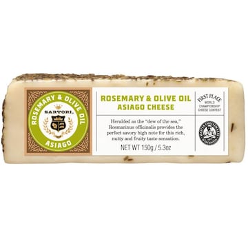 Sartori Asiago Cheese, Rosemary & Olive Oil