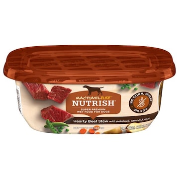 Rachael Ray Nutrish Super Premium Wet Hearty Beef Stew with Potatoes Carrots & Peas Food for Dogs