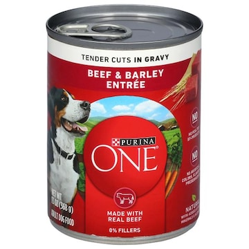 Purina One Tender Cuts in Gravy Adult Beef & Barley Entree Dog Food