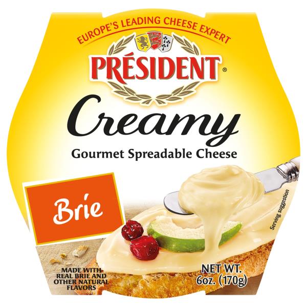President Creamy Gourmet Brie Spreadable Cheese | Publix Super Markets