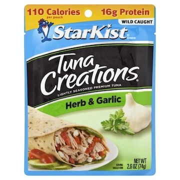 Starkist Tuna Creations Tuna, Premium, Herb & Garlic, Wild Caught