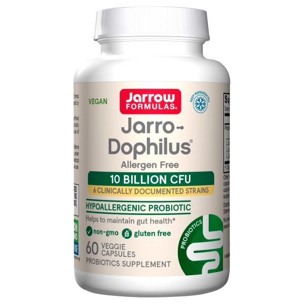 Jarrow formulas probiotics vegan 10 billion cfu jarro dophilus