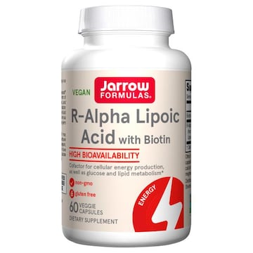 Jarrow Formulas R-Alpha Lipoic Acid, Vegan, Veggie Capsules