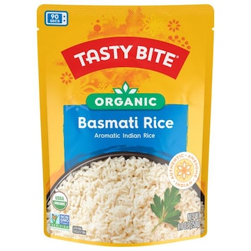 Tasty Bite Organic Basmati Rice 8.8oz Fragrant basmati rice