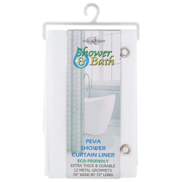 Royal Crest Shower Curtain Liner, with Three PEVA Publix Super Markets