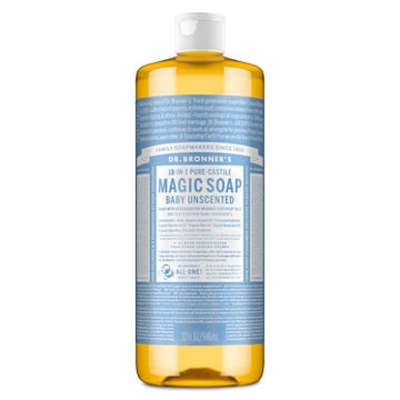 Dr. Bronner's Baby Unscented Pure-Castile Soap