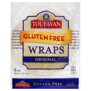 Toufayan Bakeries Wraps, Gluten Free, Original