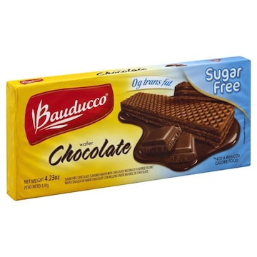 Bauducco Wafer, Sugar Free, Chocolate