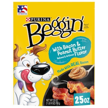 Beggin' Dog Treats, with Bacon & Peanut Butter Flavor