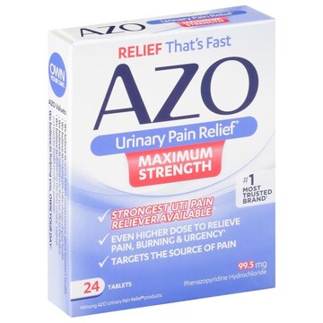 Azo Urinary Pain Relief, Maximum Strength, Tablets