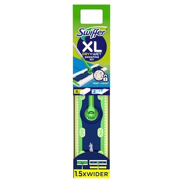 Swiffer Sweeper Sweep + Mop XL, Broom & Mop Alternative, Floor Cleaner Set