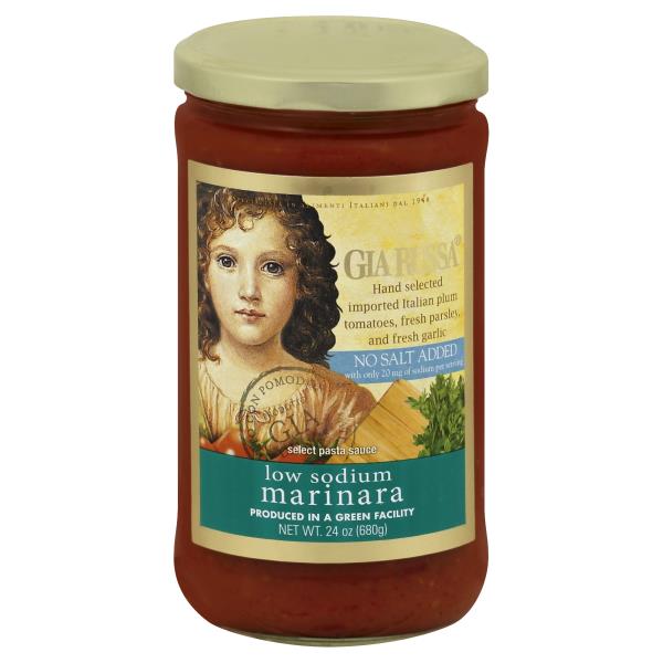 Gia Russa Pasta Sauce, Select, Low Sodium Marinara Publix Super Markets