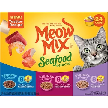 Meow Mix Cat Food, Tuna and Shrimp