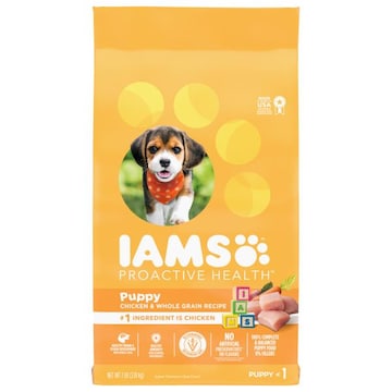IAMS Proactive Health Dog Food, Super Premium, Chicken & Whole Grain Recipe, Puppy