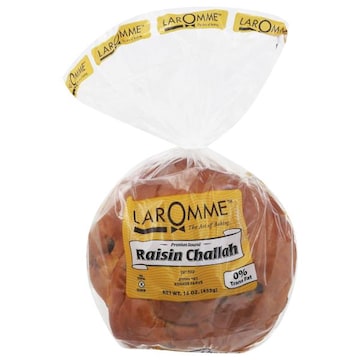 Laromme Raisin Challah, Round