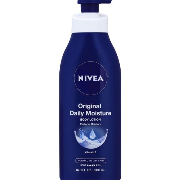 Nivea Body Lotion, Vitamin E, Original Daily Moisture, Normal to