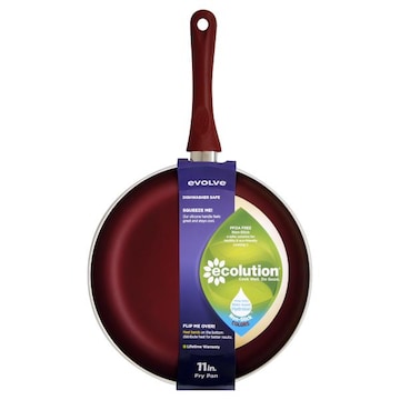 Ecolution Evolve Fry Pan, Crimson Sunset, Non-Stick Colors, 11 Inch