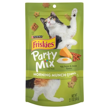 Friskies Party Mix Morning Munch Crunch Cat Treats