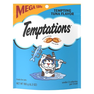 Temptations Treats for Cats, Tempting Tuna Flavor, Mega