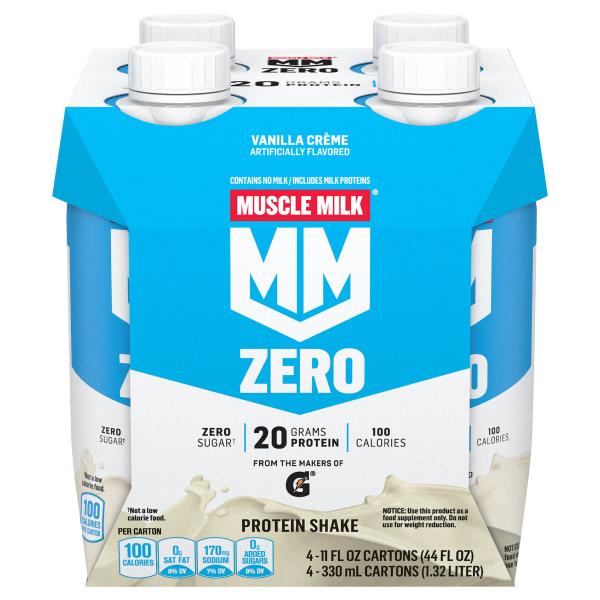 Muscle Milk Zero Protein Shake, Vanilla Creme | Publix Super Markets