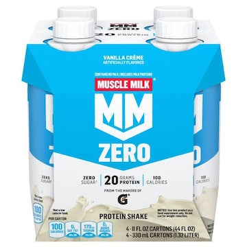 Muscle Milk Zero Protein Shake, Vanilla Creme