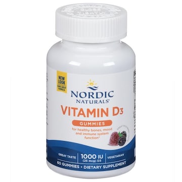 Nordic Naturals Vitamin D3 Gummies, 1000 I.u. Vitamin D3