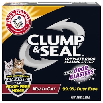 Arm & Hammer Clump & Seal Odor Sealing Litter, Complete, Multi-Cat