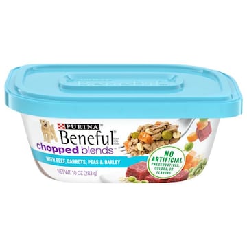 Purina One Beneful Dog Food, with Beef, Carrots, Peas & Barley, Chopped Blends
