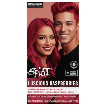 Splat Hair Color, Luscious Raspberries, Complete Kit
