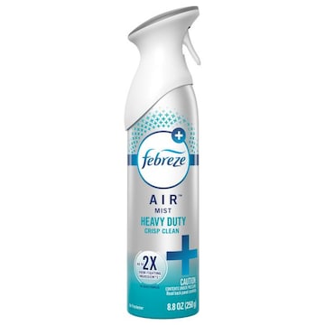 Febreze Air Odor-Fighting Air Freshener, Heavy Duty Crisp Clean, 8.8 oz