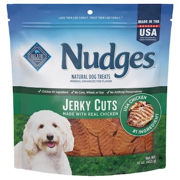 Blue Buffalo Blue Nudges Dog Treats, Natural, Jerky Cuts