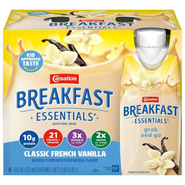 Carnation Breakfast Essentials Nutritional Drink, Classic French Vanilla Publix Super Markets