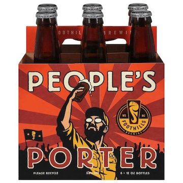 Foothills Brewing Beer, Porter, People's