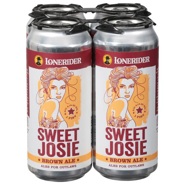 Lonerider Beer, Brown Ale, Sweet Josie Publix Super Markets