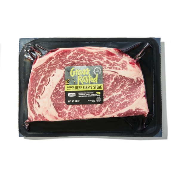 Strauss Free Raised Beef, Grass Fed, Ribeye Steak Publix Super Markets
