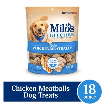 Milo's Kitchen Chicken Meatballs Dog Treats