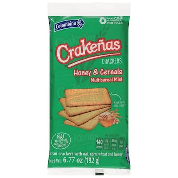 Crakenas Colombina Crackers, Honey & Cereals