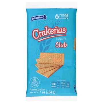 Crakenas Crackers, Club, 6 Packs