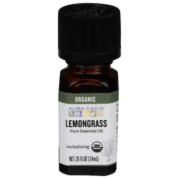 Aura Cacia Pure Essential Oil, Organic, Lemongrass