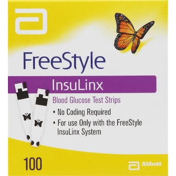 Free Style InsuLinx Blood Glucose Test Strips