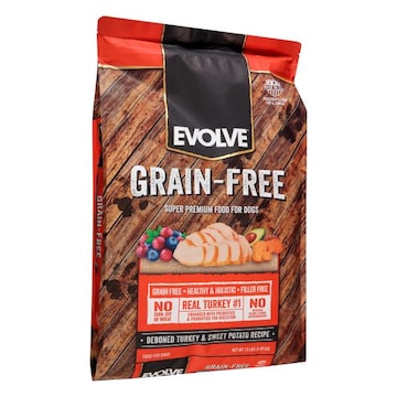 Evolve Dog Food, Grain-Free, Deboned Turkey & Sweet Potato Recipe