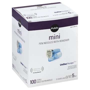 Publix 5mm 31g Pen Needle with Remover