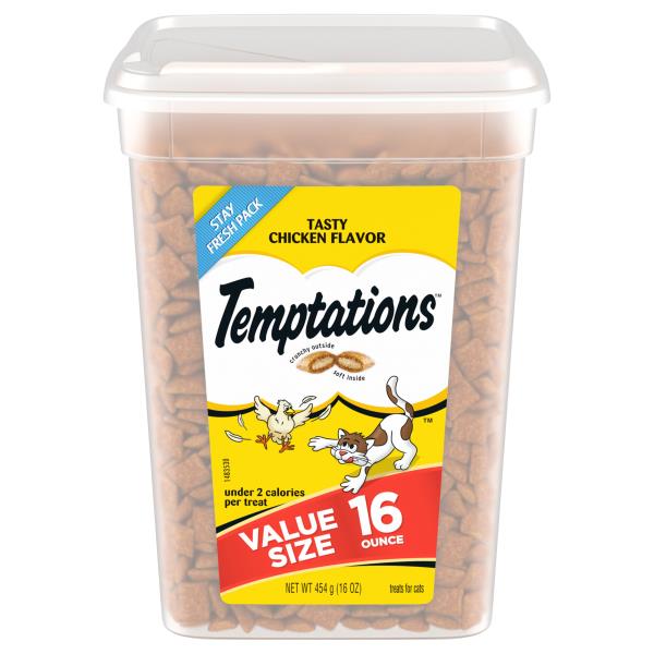 Temptations Cat Treat, Tasty Chicken Flavor, Value Size Publix Super