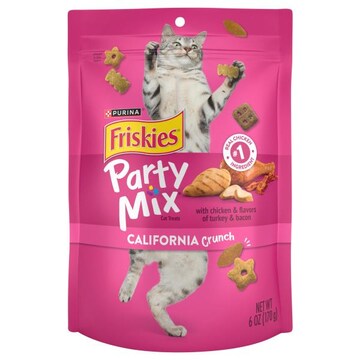 Friskies Party Mix Cat Treats, California Crunch