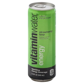 Vitaminwater Energy Beverage, Sparkling, Strawberry Lime