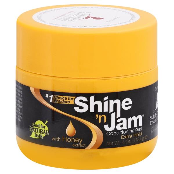 Shine 'n Jam Conditioning Gel, with Honey Extract, Extra Hold