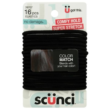 Scunci No Damage Elastics, Comfy Hold, Color Match